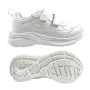 Kids white velcro school shoes by Kappa