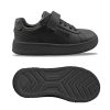 Kids black and white velcro school shoes by Kappa