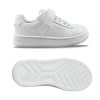 Kids black and white velcro school shoes by Kappa